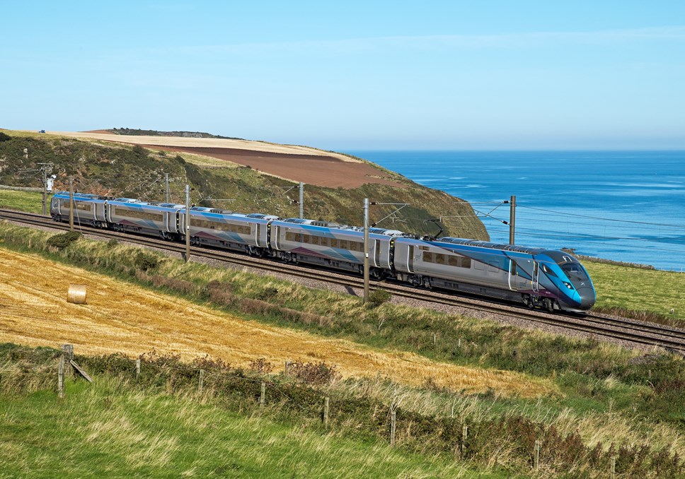 A train passing through the countryside